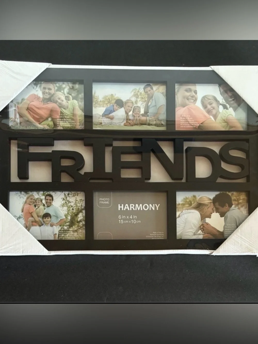Black Collage Photo Frame “ FRIENDS “ 4 x 6 Pictures